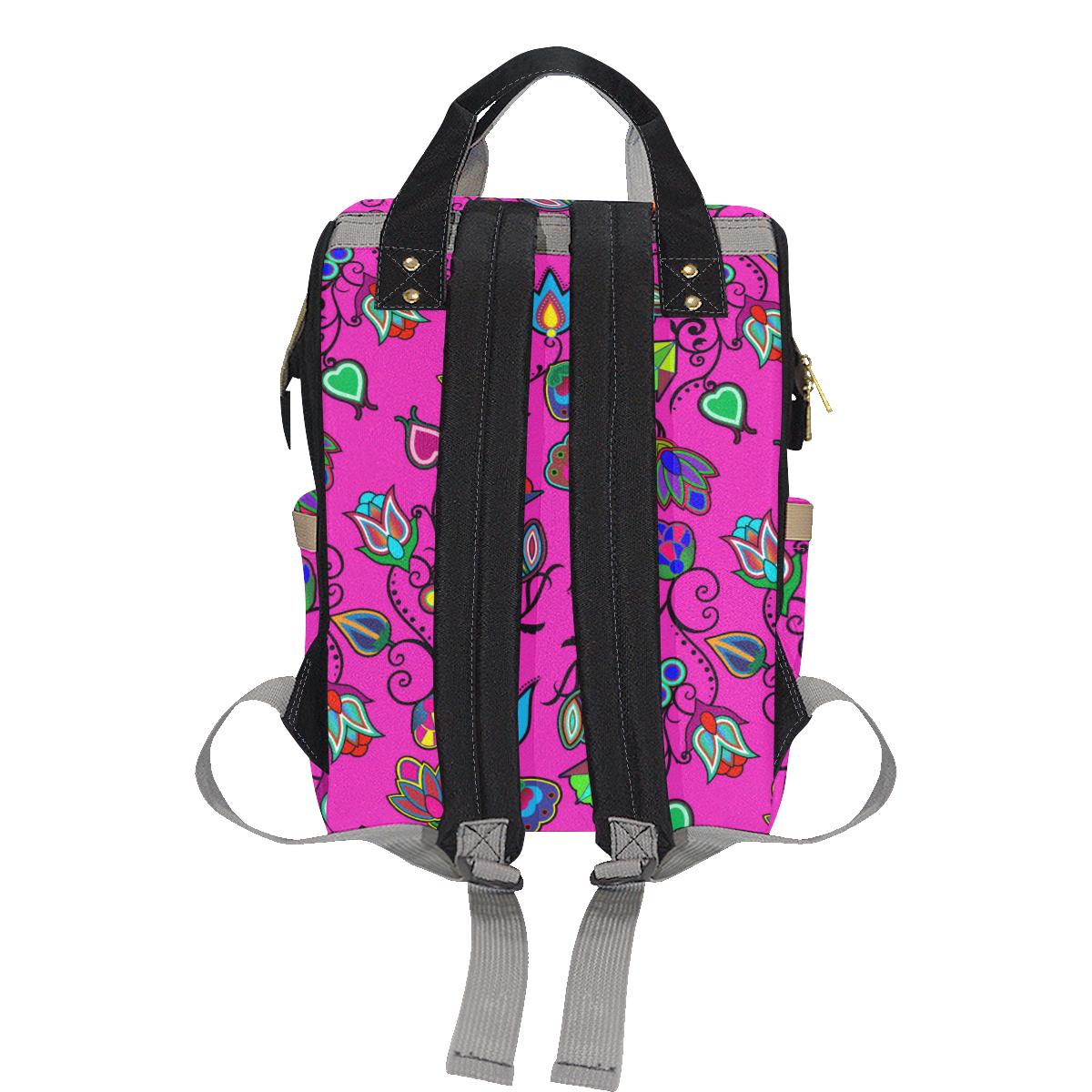 Indigenous Paisley Multi-Function Diaper Backpack (Model 1688) Diaper Backpack (1688) e-joyer 