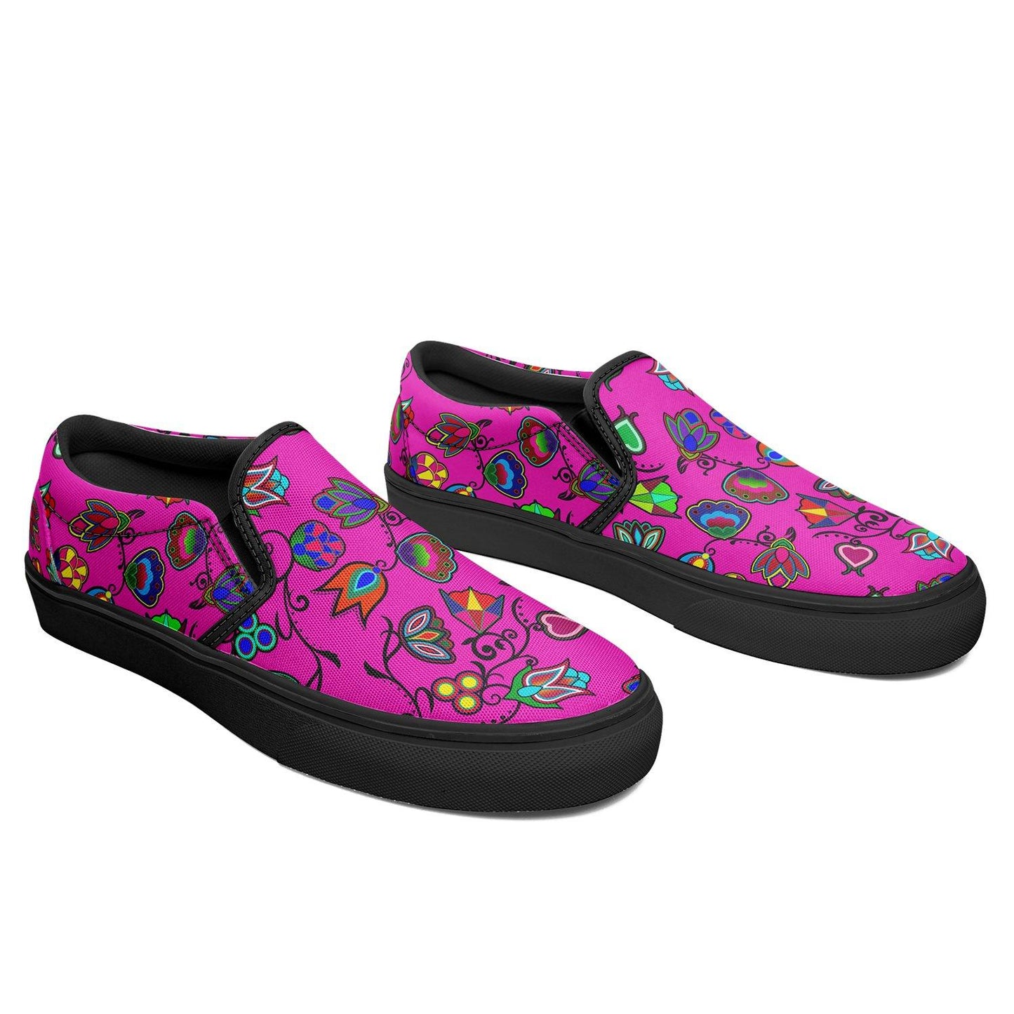 Indigenous Paisley Otoyimm Canvas Slip On Shoes 49 Dzine 