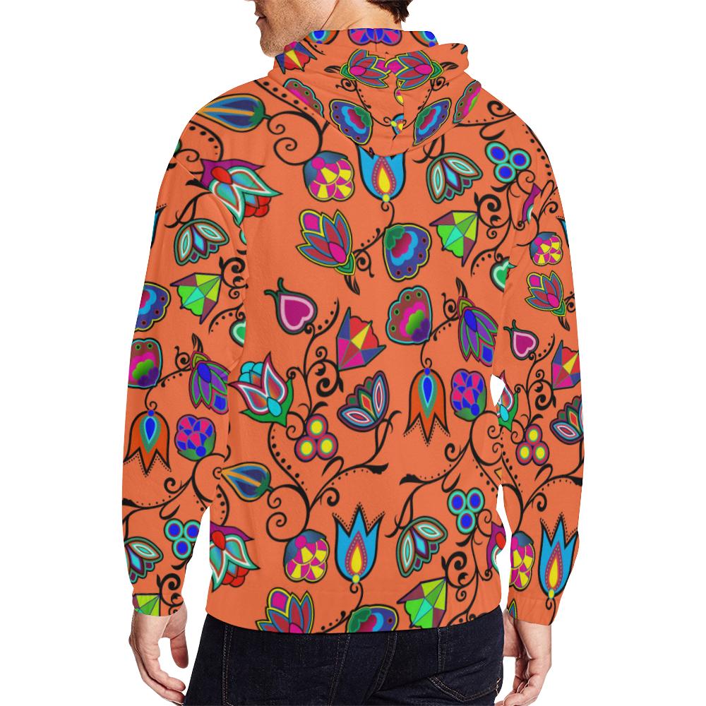 Indigenous Paisley - Sierra All Over Print Full Zip Hoodie for Men (Model H14) All Over Print Full Zip Hoodie for Men (H14) e-joyer 