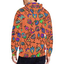 Load image into Gallery viewer, Indigenous Paisley - Sierra All Over Print Full Zip Hoodie for Men (Model H14) All Over Print Full Zip Hoodie for Men (H14) e-joyer 
