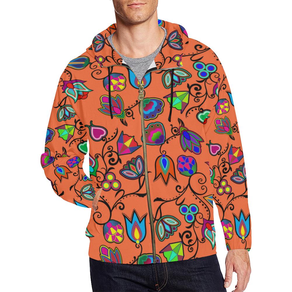 Indigenous Paisley - Sierra All Over Print Full Zip Hoodie for Men (Model H14) All Over Print Full Zip Hoodie for Men (H14) e-joyer 