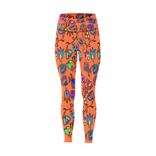 Load image into Gallery viewer, Indigenous Paisley Sierra All Over Print High-Waisted Leggings (Model L36) High-Waisted Leggings (L36) e-joyer 
