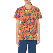 Load image into Gallery viewer, Indigenous Paisley Sierra All Over Print Scrub Top Scrub Top e-joyer 
