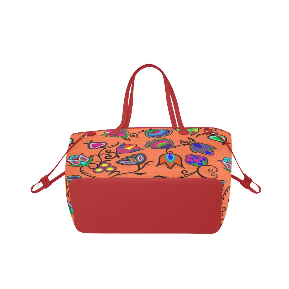 Indigenous Paisley - Sierra Clover Canvas Tote Bag (Model 1661) Clover Canvas Tote Bag (1661) e-joyer 