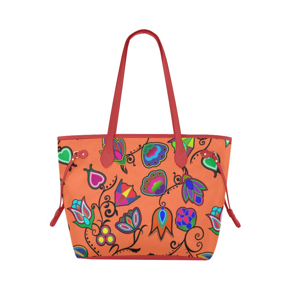 Indigenous Paisley - Sierra Clover Canvas Tote Bag (Model 1661) Clover Canvas Tote Bag (1661) e-joyer 