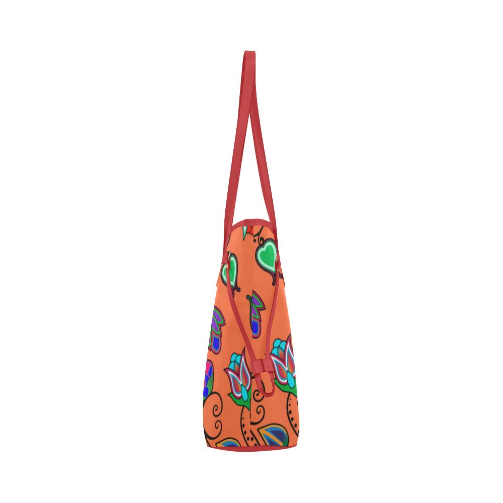 Indigenous Paisley - Sierra Clover Canvas Tote Bag (Model 1661) Clover Canvas Tote Bag (1661) e-joyer 