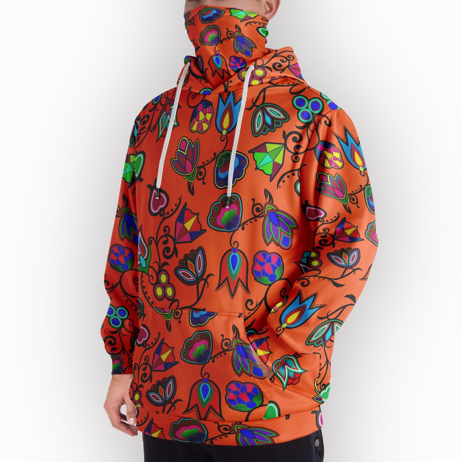 Indigenous Paisley Sierra Hoodie with Face Cover 49 Dzine 