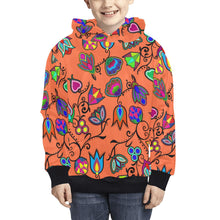 Load image into Gallery viewer, Indigenous Paisley Sierra Kids&#39; All Over Print Hoodie (Model H38) Kids&#39; AOP Hoodie (H38) e-joyer 
