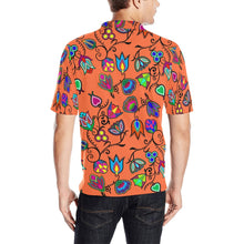 Load image into Gallery viewer, Indigenous Paisley Sierra Men&#39;s All Over Print Polo Shirt (Model T55) Men&#39;s Polo Shirt (Model T55) e-joyer 
