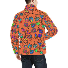 Load image into Gallery viewer, Indigenous Paisley - Sierra Men&#39;s Stand Collar Padded Jacket (Model H41) Men&#39;s Stand Collar Padded Jacket (H41) e-joyer 
