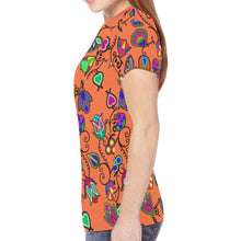 Load image into Gallery viewer, Indigenous Paisley - Sierra New All Over Print T-shirt for Women (Model T45) New All Over Print T-shirt for Women (T45) e-joyer 
