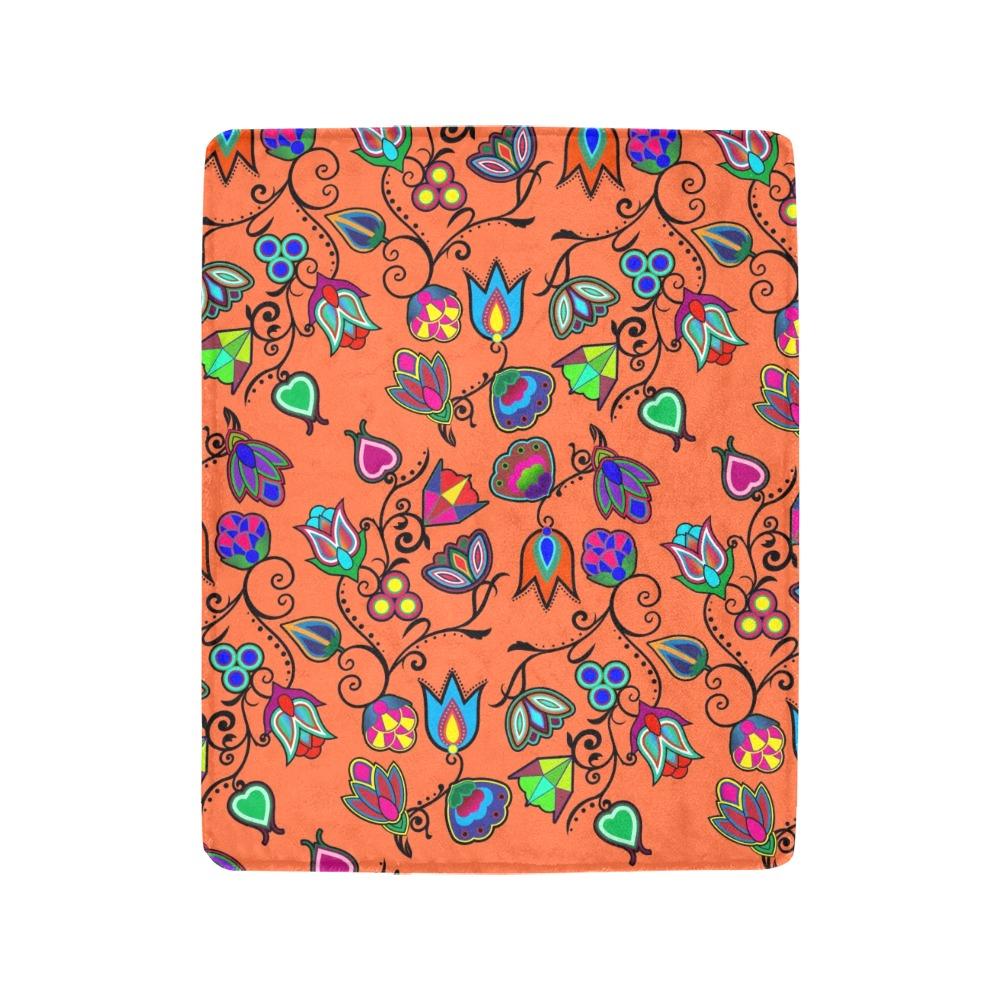 Indigenous Paisley Sierra Small Micro Fleece Blanket by 49 Dzine