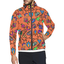 Load image into Gallery viewer, Indigenous Paisley - Sierra Unisex All Over Print Windbreaker (Model H23) All Over Print Windbreaker for Men (H23) e-joyer 
