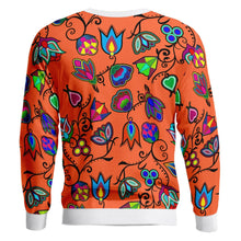 Load image into Gallery viewer, Indigenous Paisley Sierra Unisex Crewneck Long Sleeve Top 49 Dzine 
