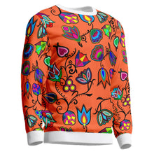 Load image into Gallery viewer, Indigenous Paisley Sierra Unisex Crewneck Long Sleeve Top 49 Dzine 
