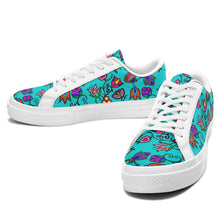 Load image into Gallery viewer, Indigenous Paisley Sky Aapisi Low Top Canvas Shoes White Sole 49 Dzine 
