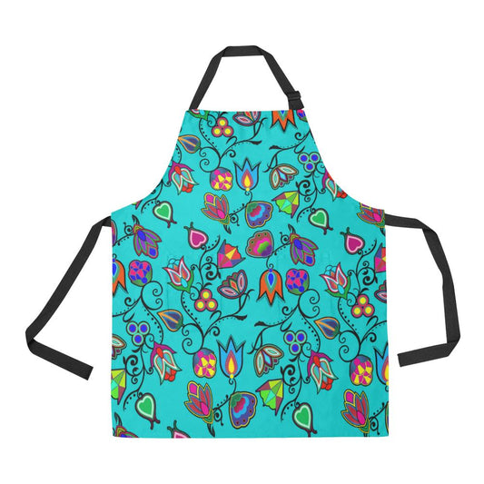 Indigenous Paisley Sky All Over Print Apron All Over Print Apron e-joyer 