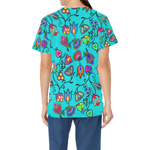 Load image into Gallery viewer, Indigenous Paisley Sky All Over Print Scrub Top Scrub Top e-joyer 
