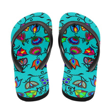 Load image into Gallery viewer, Indigenous Paisley Sky Flip Flops 49 Dzine 
