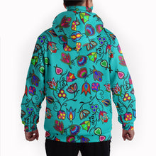 Load image into Gallery viewer, Indigenous Paisley Sky Hoodie with Face Cover 49 Dzine 
