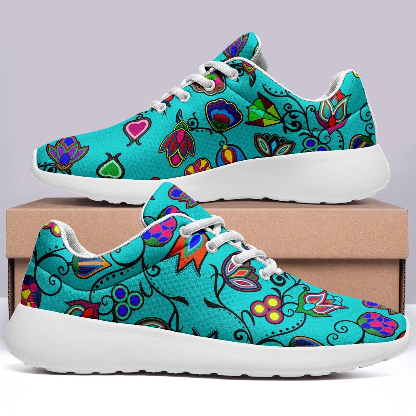 Indigenous Paisley Sky Ikkaayi Sport Sneakers 49 Dzine 