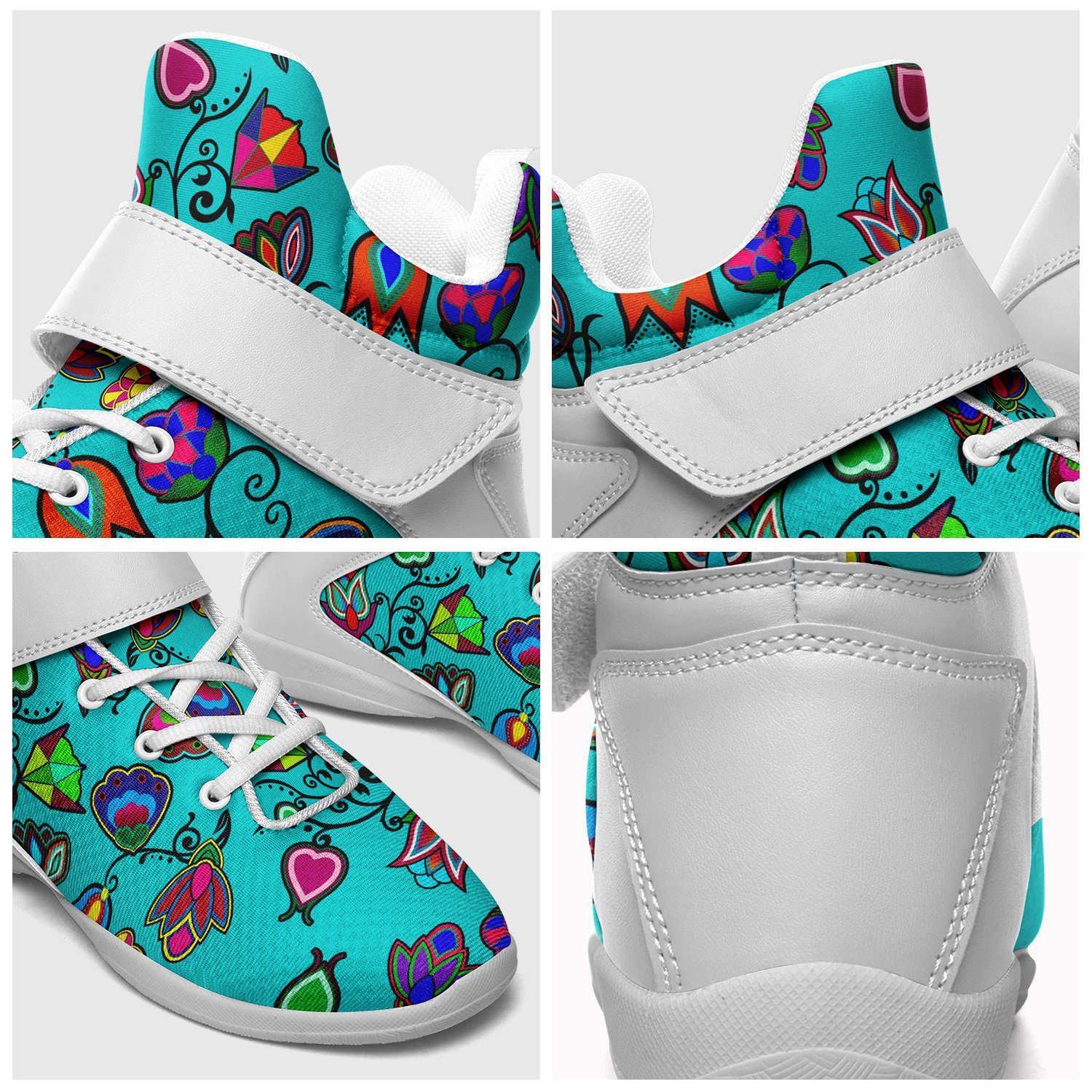 Indigenous Paisley Sky Ipottaa Basketball / Sport High Top Shoes 49 Dzine 