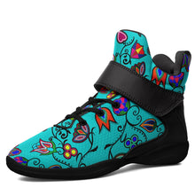 Load image into Gallery viewer, Indigenous Paisley Sky Ipottaa Basketball / Sport High Top Shoes 49 Dzine US Women 4.5 / US Youth 3.5 / EUR 35 Black Sole with Black Strap 
