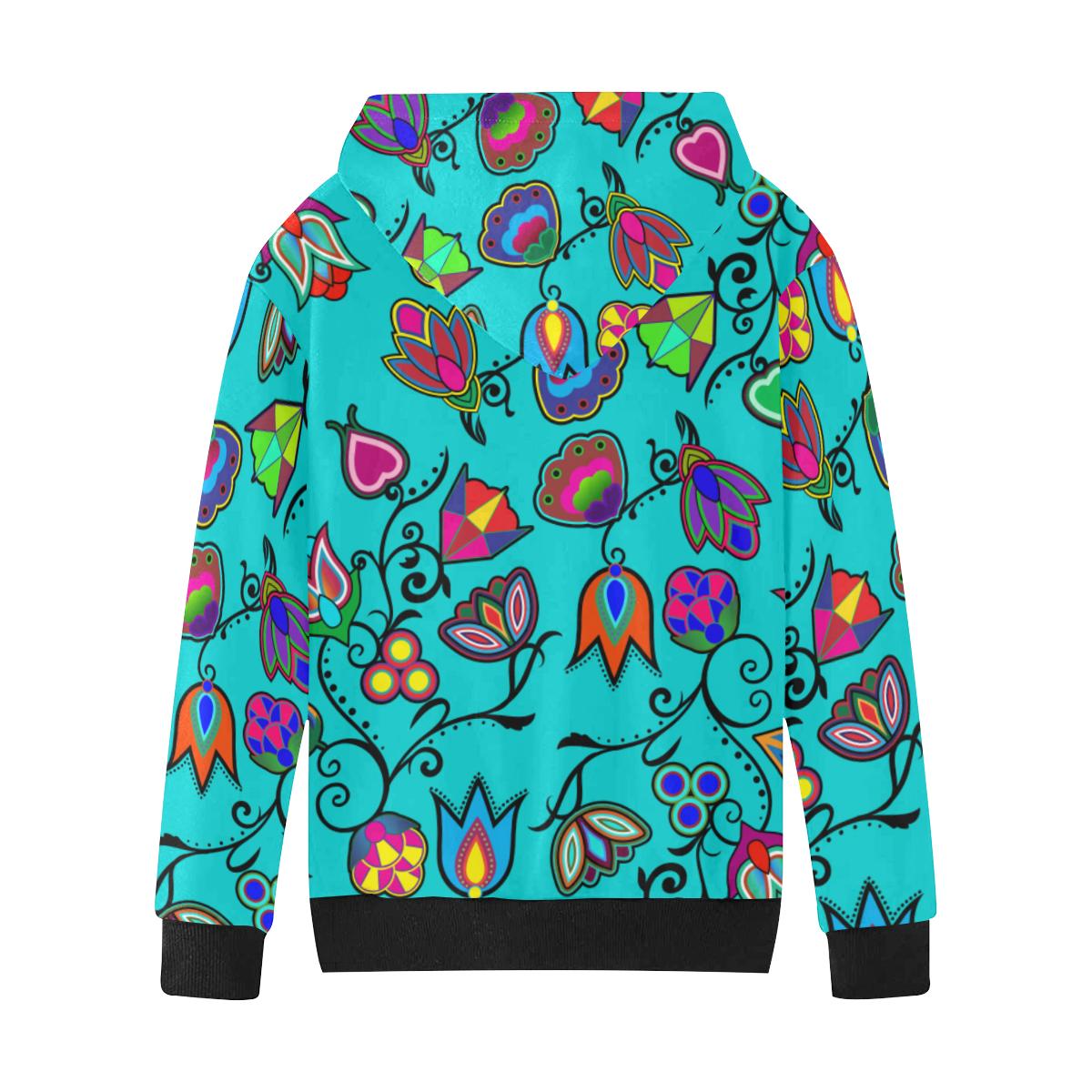 Indigenous Paisley Sky Kids' All Over Print Hoodie (Model H38) Kids' AOP Hoodie (H38) e-joyer 