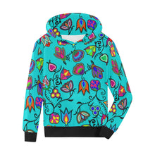 Load image into Gallery viewer, Indigenous Paisley Sky Kids&#39; All Over Print Hoodie (Model H38) Kids&#39; AOP Hoodie (H38) e-joyer 
