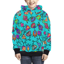 Load image into Gallery viewer, Indigenous Paisley Sky Kids&#39; All Over Print Hoodie (Model H38) Kids&#39; AOP Hoodie (H38) e-joyer 
