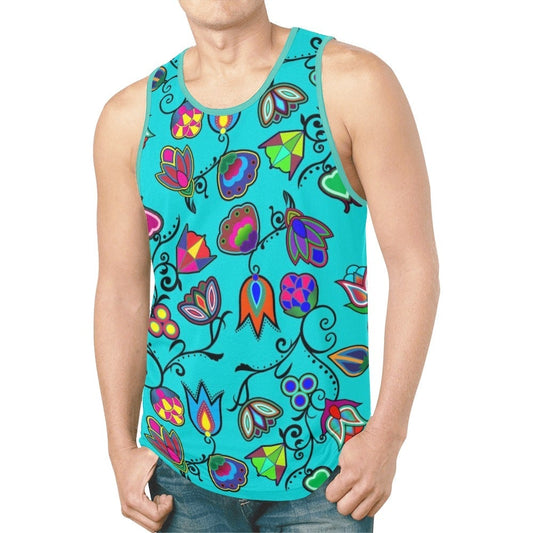 Indigenous Paisley Sky New All Over Print Tank Top for Men (Model T46) New All Over Print Tank Top for Men (T46) e-joyer 