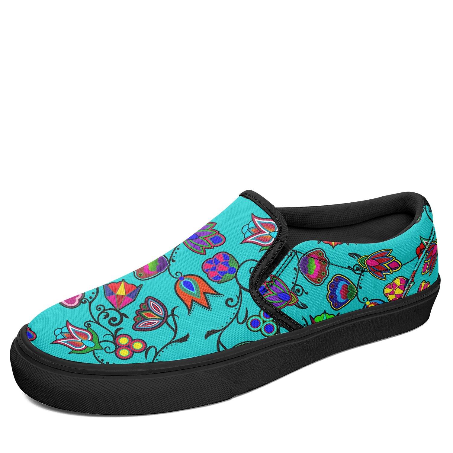 Indigenous Paisley Sky Otoyimm Canvas Slip On Shoes 49 Dzine 