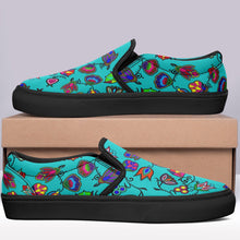 Load image into Gallery viewer, Indigenous Paisley Sky Otoyimm Canvas Slip On Shoes 49 Dzine 
