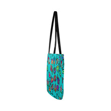 Load image into Gallery viewer, Indigenous Paisley - Sky Reusable Shopping Bag Model 1660 (Two sides) Shopping Tote Bag (1660) e-joyer 
