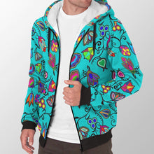 Load image into Gallery viewer, Indigenous Paisley Sky Sherpa Hoodie 49 Dzine 
