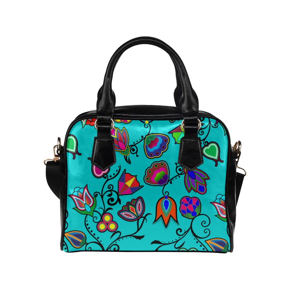 Indigenous Paisley Sky Shoulder Bag by 49 Dzine