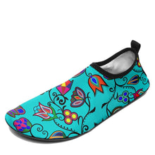 Load image into Gallery viewer, Indigenous Paisley Sky Sockamoccs Kid&#39;s Slip On Shoes 49 Dzine 
