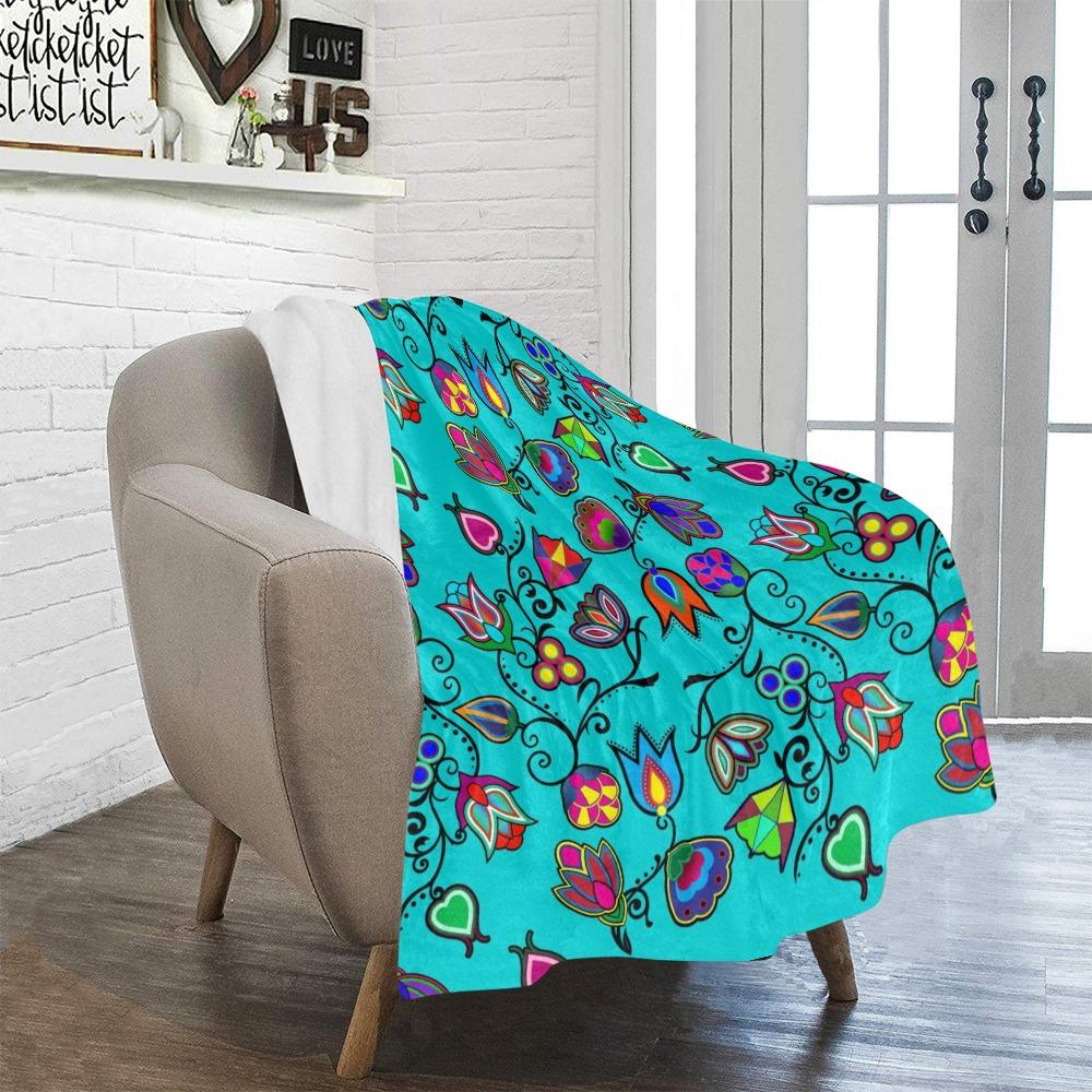 Indigenous Paisley Sky Ultra-Soft Micro Fleece Blanket 40"x50" Ultra-Soft Blanket 40''x50'' e-joyer 