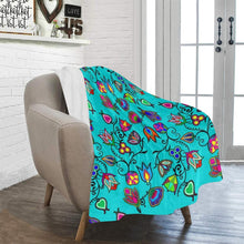 Load image into Gallery viewer, Indigenous Paisley Sky Ultra-Soft Micro Fleece Blanket 40&quot;x50&quot; Ultra-Soft Blanket 40&#39;&#39;x50&#39;&#39; e-joyer 
