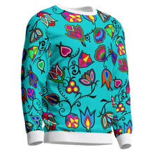 Load image into Gallery viewer, Indigenous Paisley Sky Unisex Crewneck Long Sleeve Top 49 Dzine 
