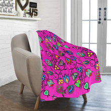 Load image into Gallery viewer, Indigenous Paisley Ultra-Soft Micro Fleece Blanket 40&quot;x50&quot; Ultra-Soft Blanket 40&#39;&#39;x50&#39;&#39; e-joyer 
