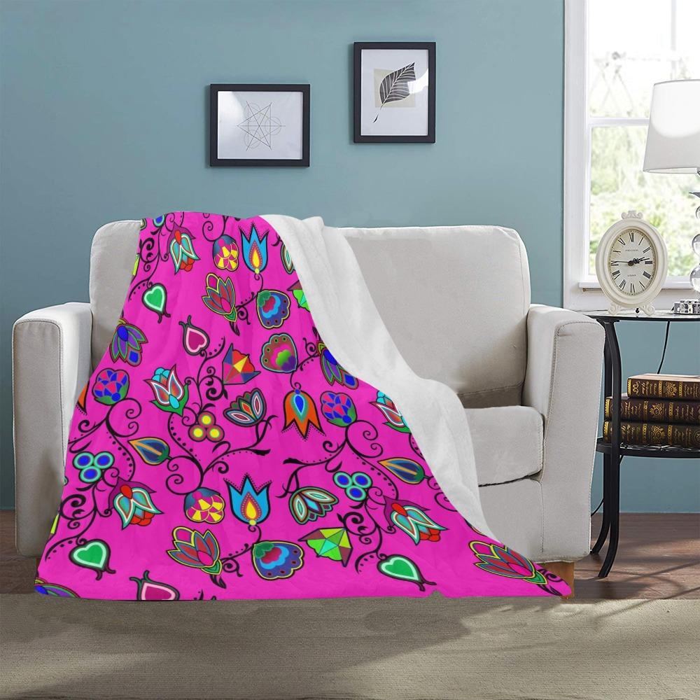 Indigenous Paisley Ultra-Soft Micro Fleece Blanket 40"x50" Ultra-Soft Blanket 40''x50'' e-joyer 