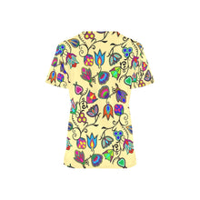 Load image into Gallery viewer, Indigenous Paisley Vanilla All Over Print Scrub Top Scrub Top e-joyer 
