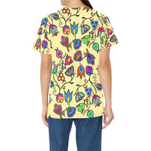 Load image into Gallery viewer, Indigenous Paisley Vanilla All Over Print Scrub Top Scrub Top e-joyer 
