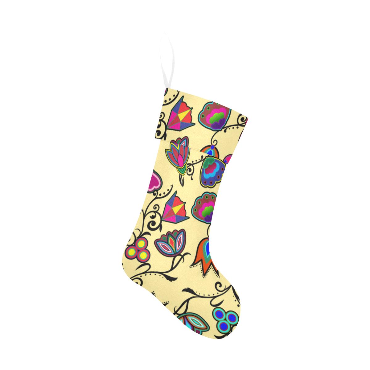 Indigenous Paisley - Vanilla Christmas Stocking Christmas Stocking e-joyer 