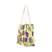 Load image into Gallery viewer, Indigenous Paisley - Vanilla Clover Canvas Tote Bag (Model 1661) Clover Canvas Tote Bag (1661) e-joyer 
