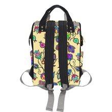 Load image into Gallery viewer, Indigenous Paisley - Vanilla Multi-Function Diaper Backpack (Model 1688) Diaper Backpack (1688) e-joyer 
