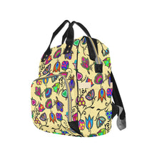 Load image into Gallery viewer, Indigenous Paisley - Vanilla Multi-Function Diaper Backpack (Model 1688) Diaper Backpack (1688) e-joyer 
