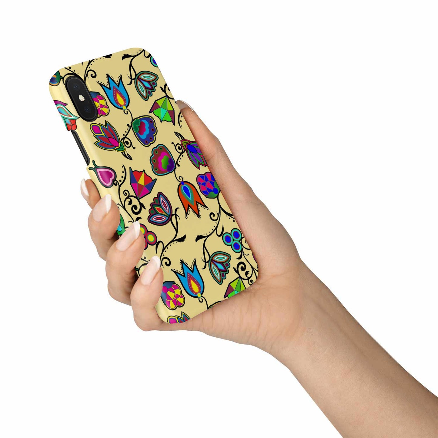 Indigenous Paisley Vanilla Phone Case Phone Case wc-fulfillment 