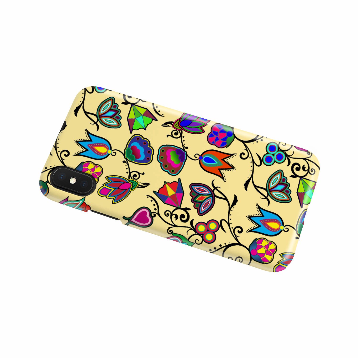 Indigenous Paisley Vanilla Phone Case Phone Case wc-fulfillment 